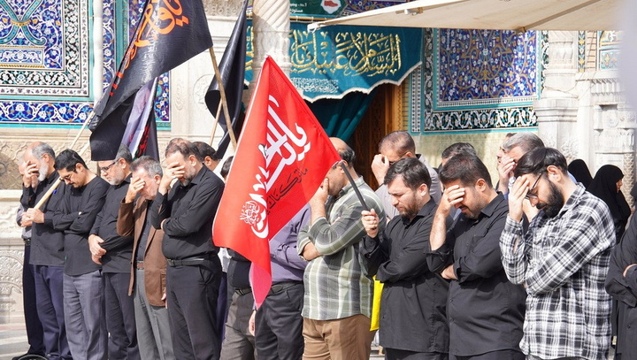 میزبانی حرم فاطمی از هیئات عزاداری شهادت حضرت زهرا(س)