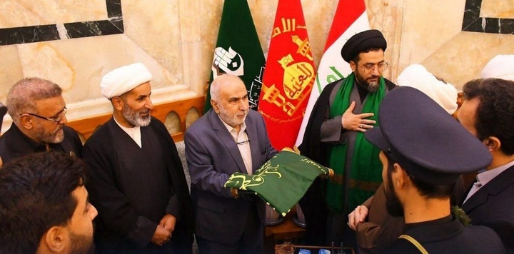 تکریم مسئولان عتبه عباسیه توسط خادمان حرم بانوی کرامت