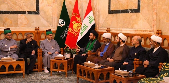 تکریم مسئولان عتبه عباسیه توسط خادمان حرم بانوی کرامت