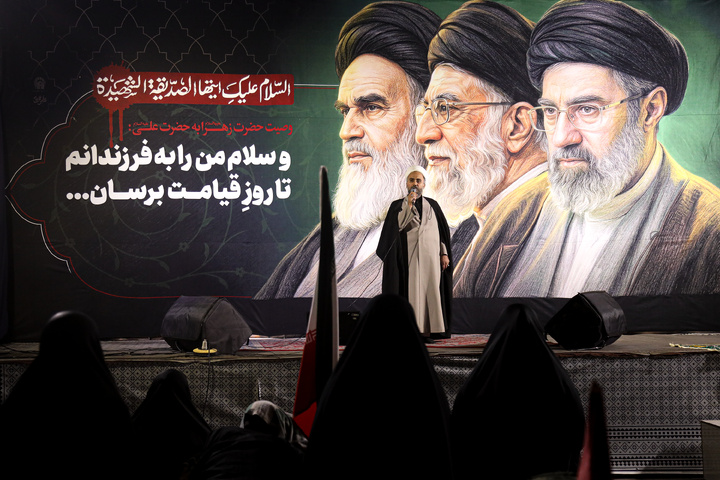 مراسم عزاداری شهادت حضرت زهرا سلام‌الله علیها در موکب جوانان رضوی
