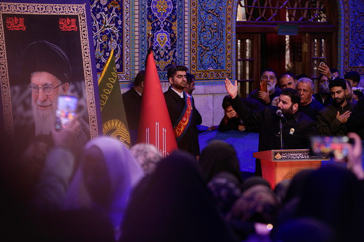 مرثیه سرایی و حماسه خوانی در جوار مزار رهبر شهید انقلاب