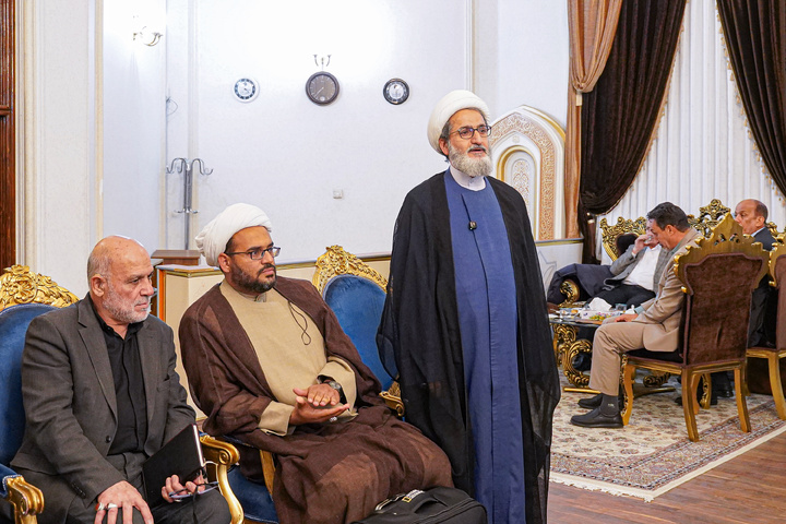 استقبال از شیوخ عشایر خوزستان در فرودگاه شهید هاشمی‌نژاد مشهد