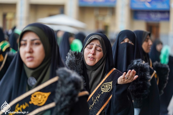 شاهچراغ_گزارش تصویری گلباران قبور شهدا