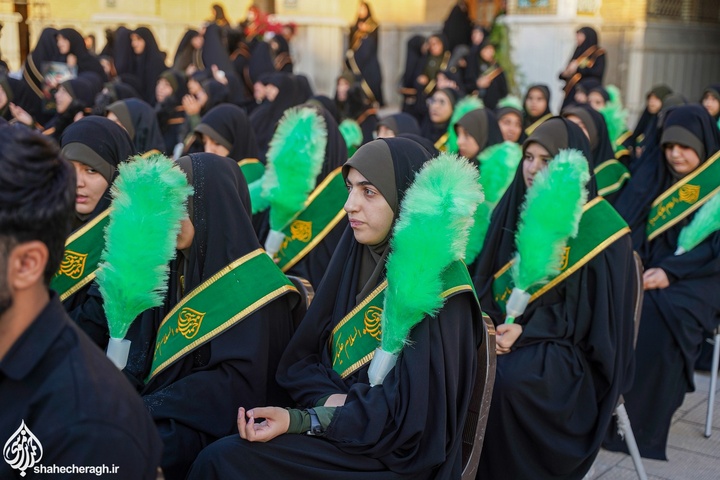 شاهچراغ_گزارش تصویری گلباران قبور شهدا