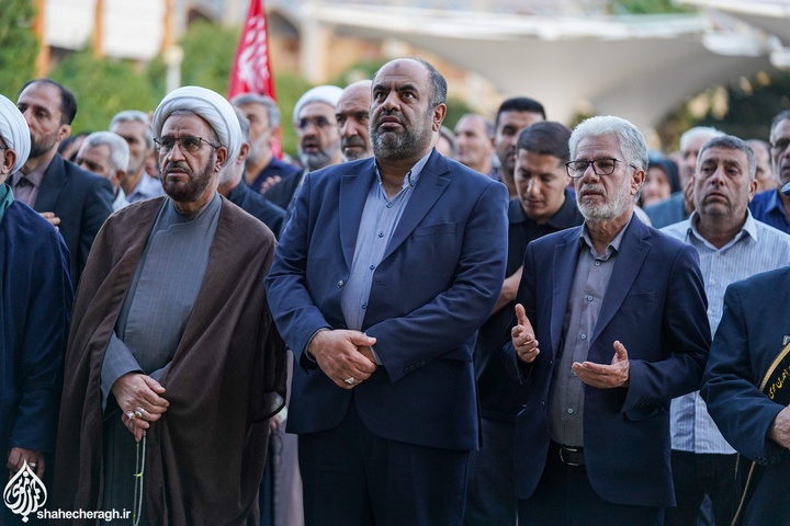 شاهچراغ_گزارش تصویری گلباران قبور شهدا