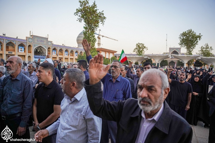 شاهچراغ_گزارش تصویری گلباران قبور شهدا