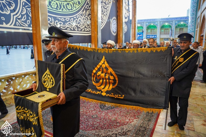 شاهچراغ_گزارش تصویری گلباران قبور شهدا