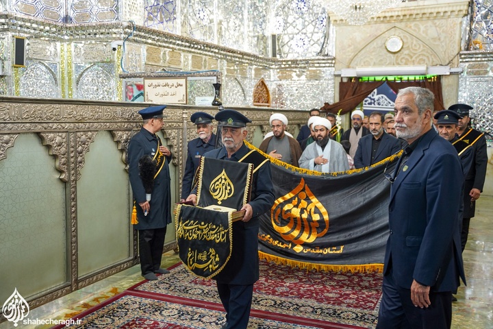 شاهچراغ_گزارش تصویری گلباران قبور شهدا