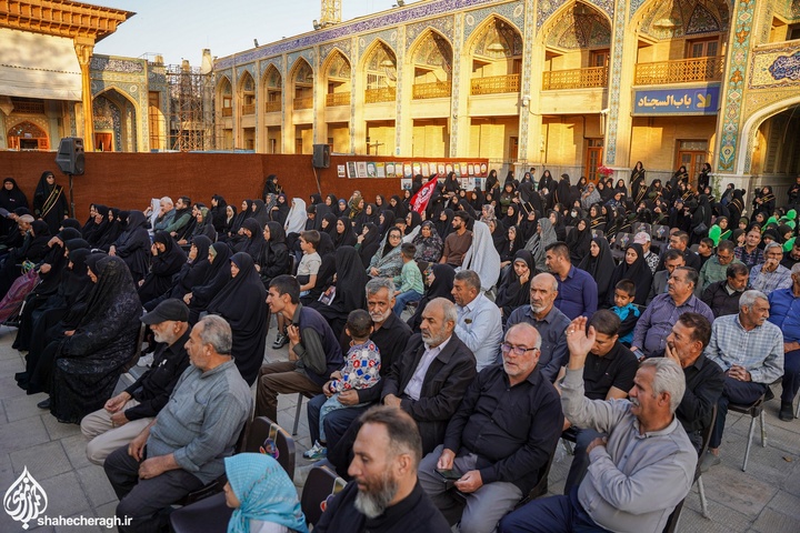 شاهچراغ_گزارش تصویری گلباران قبور شهدا