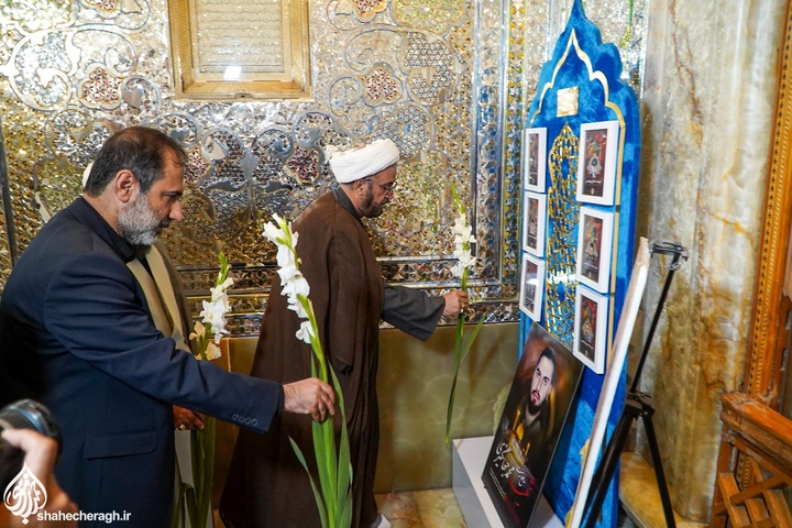 شاهچراغ_گزارش تصویری گلباران قبور شهدا