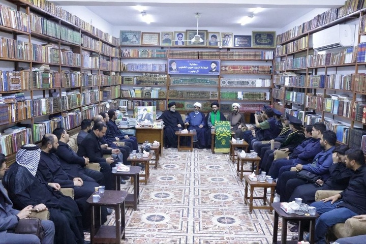 دیدار سفیران کریمه اهل بیت(س) با نماینده آیت‌الله سیستانی در کربلا