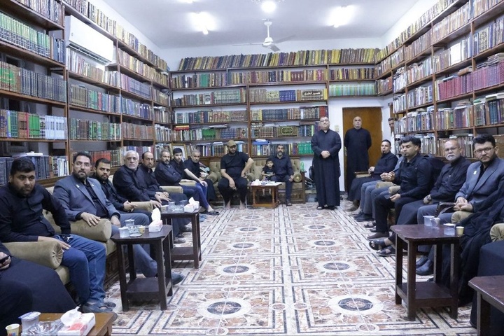 دیدار سفیران کریمه اهل بیت(س) با نماینده آیت‌الله سیستانی در کربلا