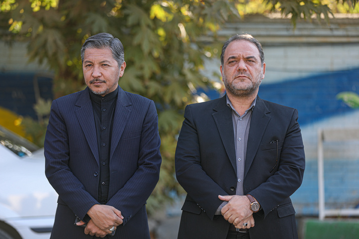 حضور خدام حرم مطهر رضوی در دبیرستان دخترانه فرهنگیان مشهد