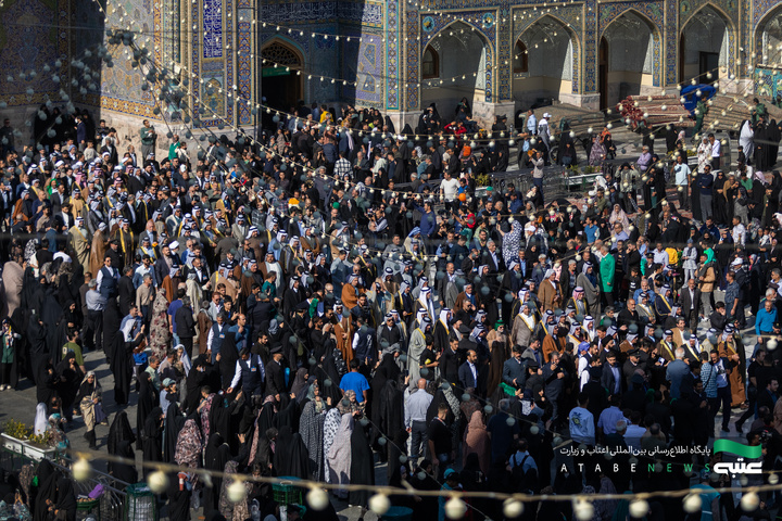 تشرف شیوخ عشایر عراق به حرم مطهر رضوی