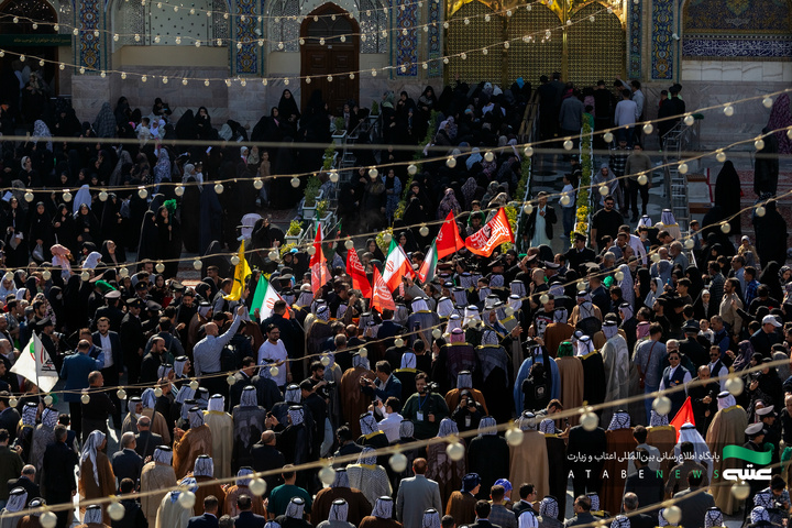 تشرف شیوخ عشایر عراق به حرم مطهر رضوی