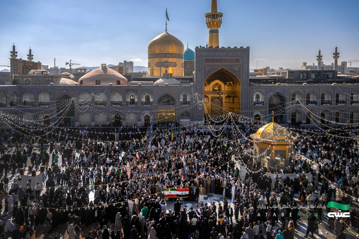 تشرف شیوخ عشایر عراق به حرم مطهر رضوی