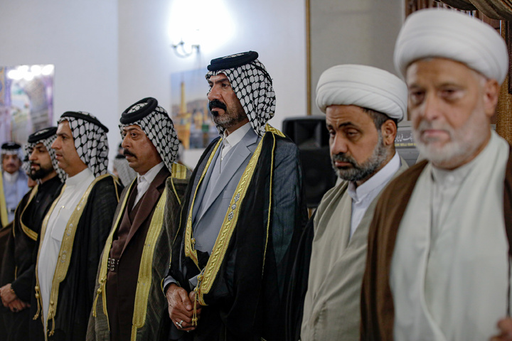 استقبال از شیوخ عشایر عراق در فرودگاه شهید هاشمی‌نژاد مشهد-۲