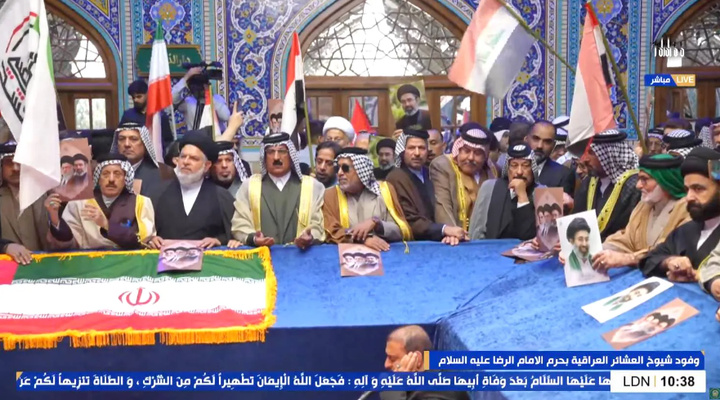 تشرف شیوخ عشایر عراقی به حریم امام رضا (ع)
