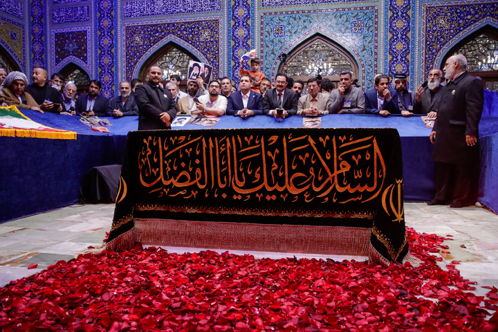 تشرف شیوخ عشایر عراق به حرم مطهر رضوی