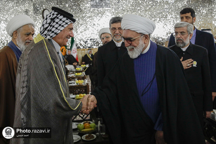 دیدار شیوخ و سران غیور عشایر عراق و خوزستان با تولیت آستان قدس رضوی