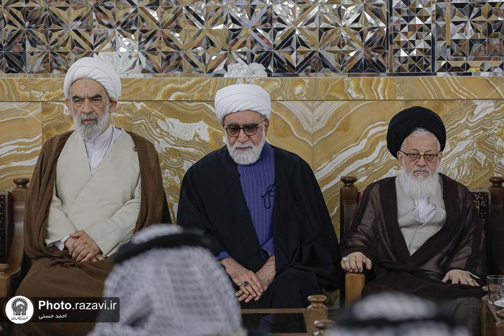 دیدار شیوخ و سران غیور عشایر عراق و خوزستان با تولیت آستان قدس رضوی