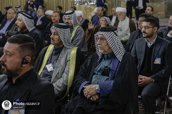 دیدار شیوخ و سران غیور عشایر عراق و خوزستان با تولیت آستان قدس رضوی