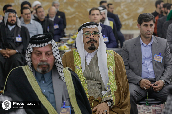 دیدار شیوخ و سران غیور عشایر عراق و خوزستان با تولیت آستان قدس رضوی