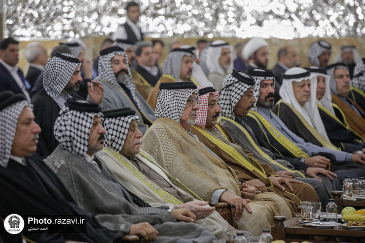 دیدار شیوخ و سران غیور عشایر عراق و خوزستان با تولیت آستان قدس رضوی