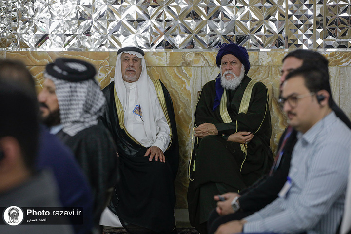 دیدار شیوخ و سران غیور عشایر عراق و خوزستان با تولیت آستان قدس رضوی