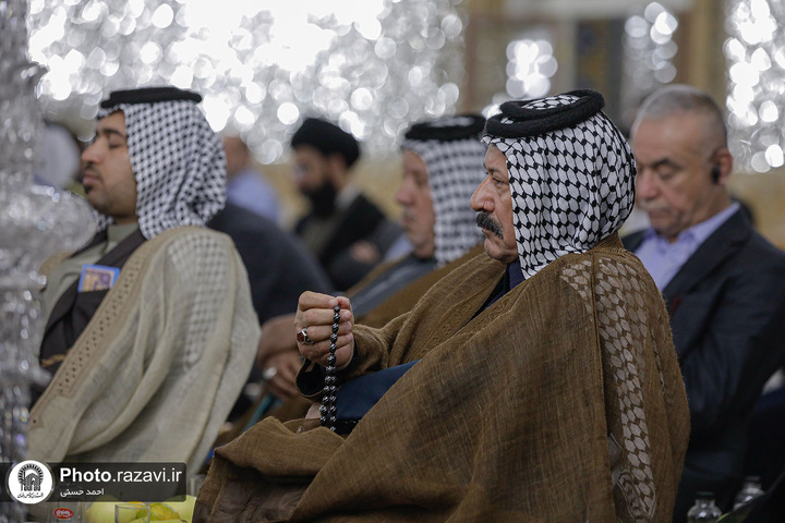 دیدار شیوخ و سران غیور عشایر عراق و خوزستان با تولیت آستان قدس رضوی