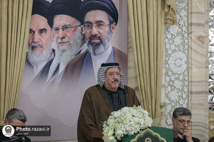 دیدار شیوخ و سران غیور عشایر عراق و خوزستان با تولیت آستان قدس رضوی