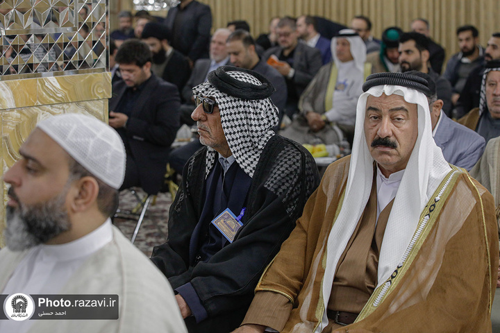 دیدار شیوخ و سران غیور عشایر عراق و خوزستان با تولیت آستان قدس رضوی
