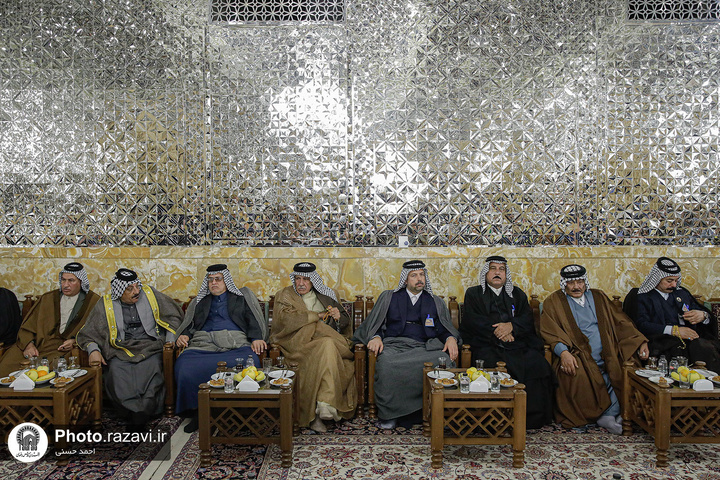دیدار شیوخ و سران غیور عشایر عراق و خوزستان با تولیت آستان قدس رضوی