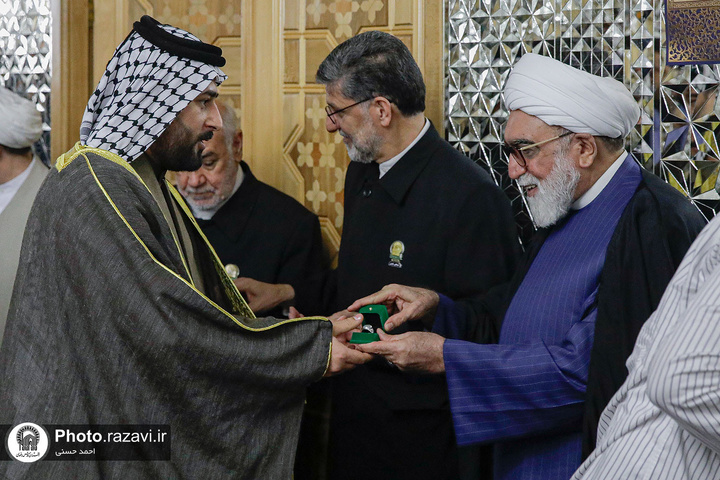 دیدار شیوخ و سران غیور عشایر عراق و خوزستان با تولیت آستان قدس رضوی