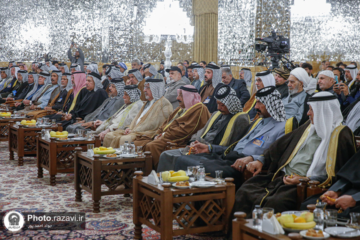 دیدار شیوخ و سران غیور عشایر عراق و خوزستان با تولیت آستان قدس رضوی