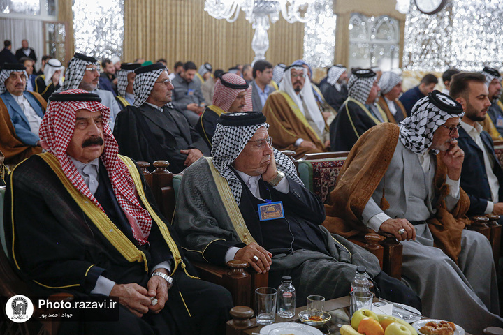 دیدار شیوخ و سران غیور عشایر عراق و خوزستان با تولیت آستان قدس رضوی