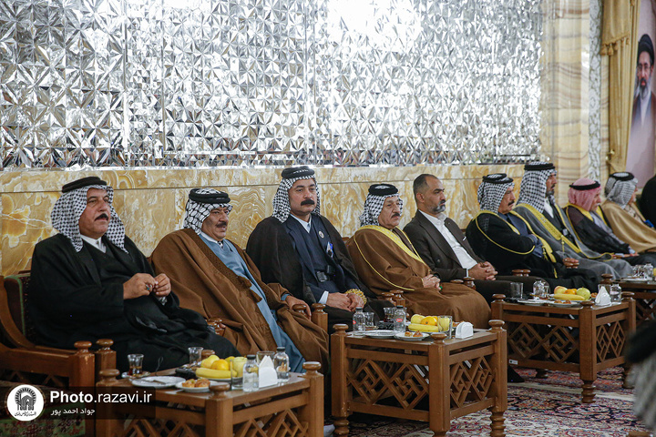 دیدار شیوخ و سران غیور عشایر عراق و خوزستان با تولیت آستان قدس رضوی