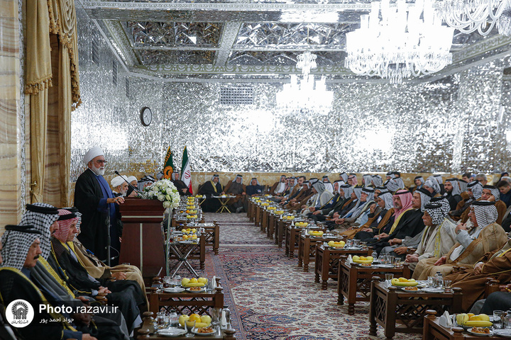 دیدار شیوخ و سران غیور عشایر عراق و خوزستان با تولیت آستان قدس رضوی